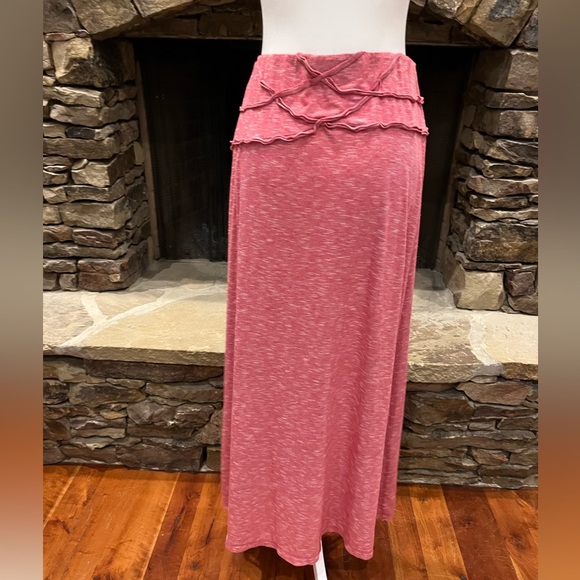 Max studio maxi red striped skirt - Picture 2 of 5